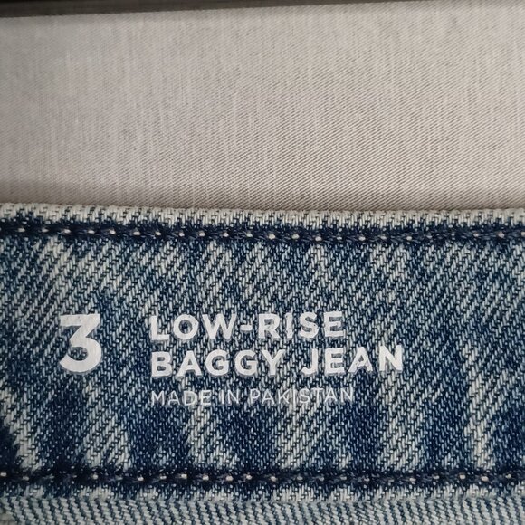 Arizona Jeans Juniors 3(Small) Baggy Through Hip/Thigh Low Rise Wide Leg Skater - Picture 9 of 10